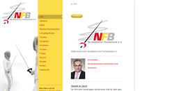 Desktop Screenshot of nordbadischer-fechterbund.com